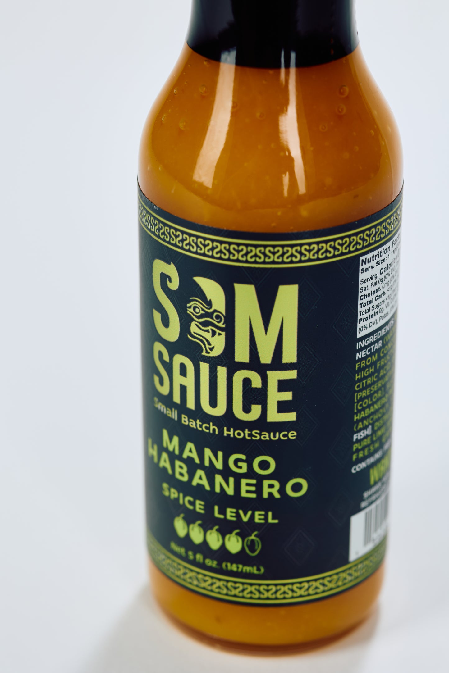 SOMSAUCE Mango Habanero Hot Sauce | Sweet Heat, Big Flavor
