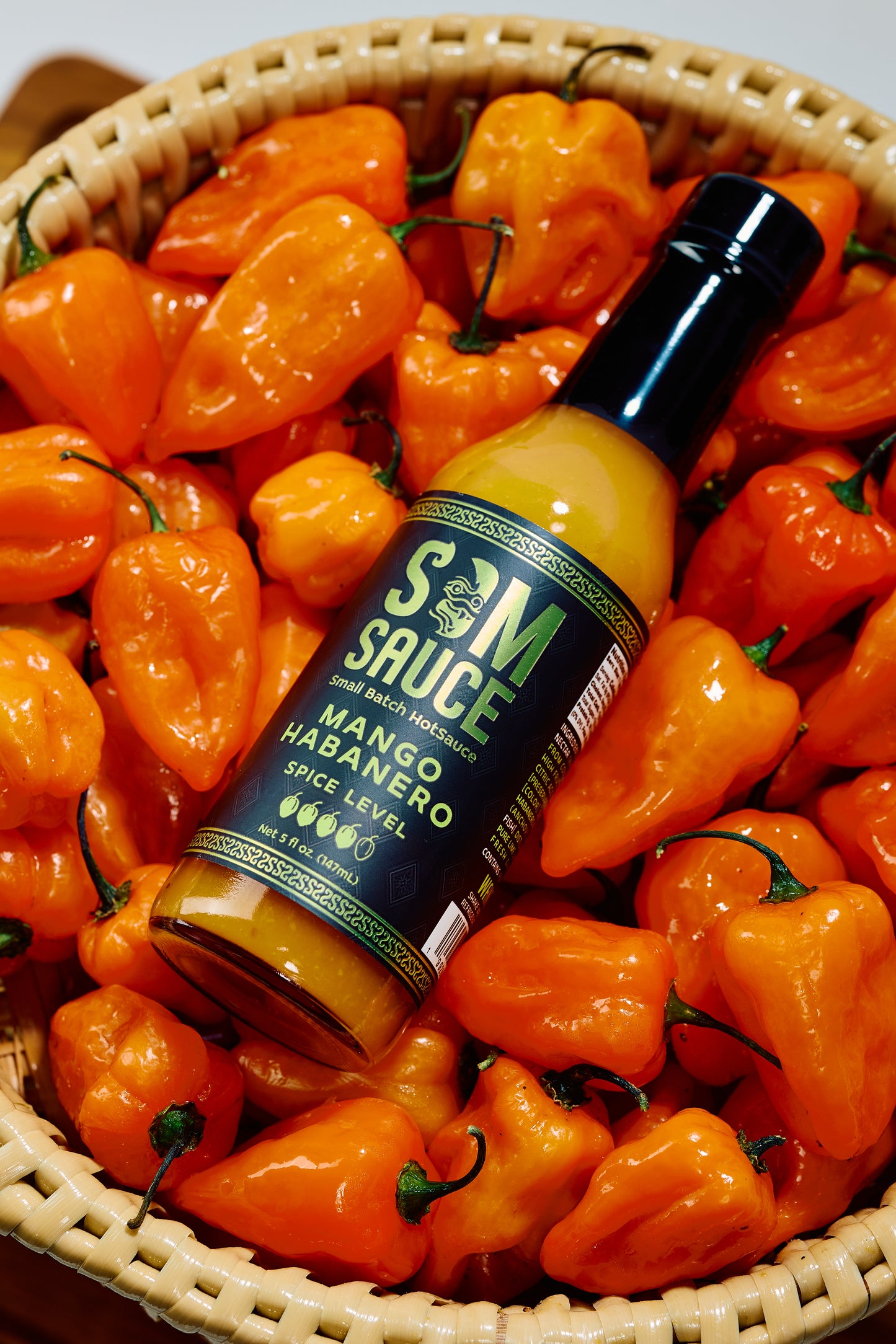 SOMSAUCE Mango Habanero Hot Sauce | Sweet Heat, Big Flavor