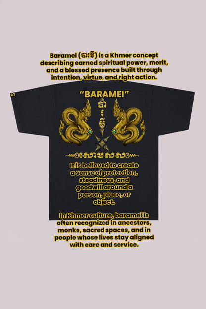 Baramei (បារមី) Oversized Tee + SOMSAUCE BUNDLE (Batch 2, Ships When 50 Orders Are Reached and After Blessing, 50/50)