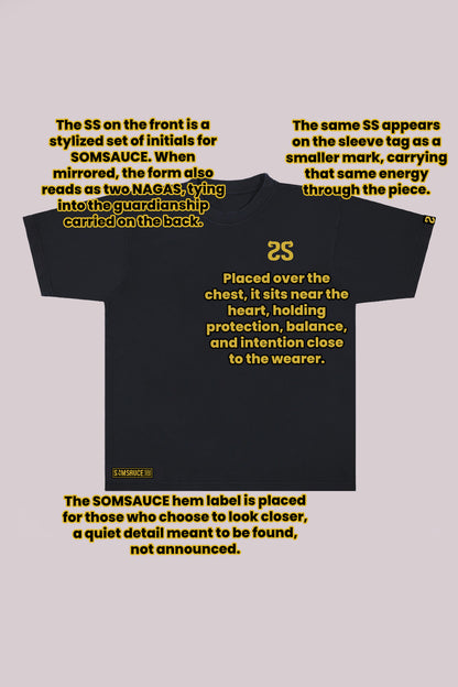 Baramei (បារមី) Oversized Tee + SOMSAUCE BUNDLE (Batch 2, Ships When 50 Orders Are Reached and After Blessing, 50/50)