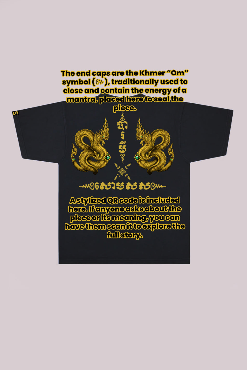Baramei (បារមី) Oversized Tee + SOMSAUCE BUNDLE (Batch 2, Ships When 50 Orders Are Reached and After Blessing, 50/50)